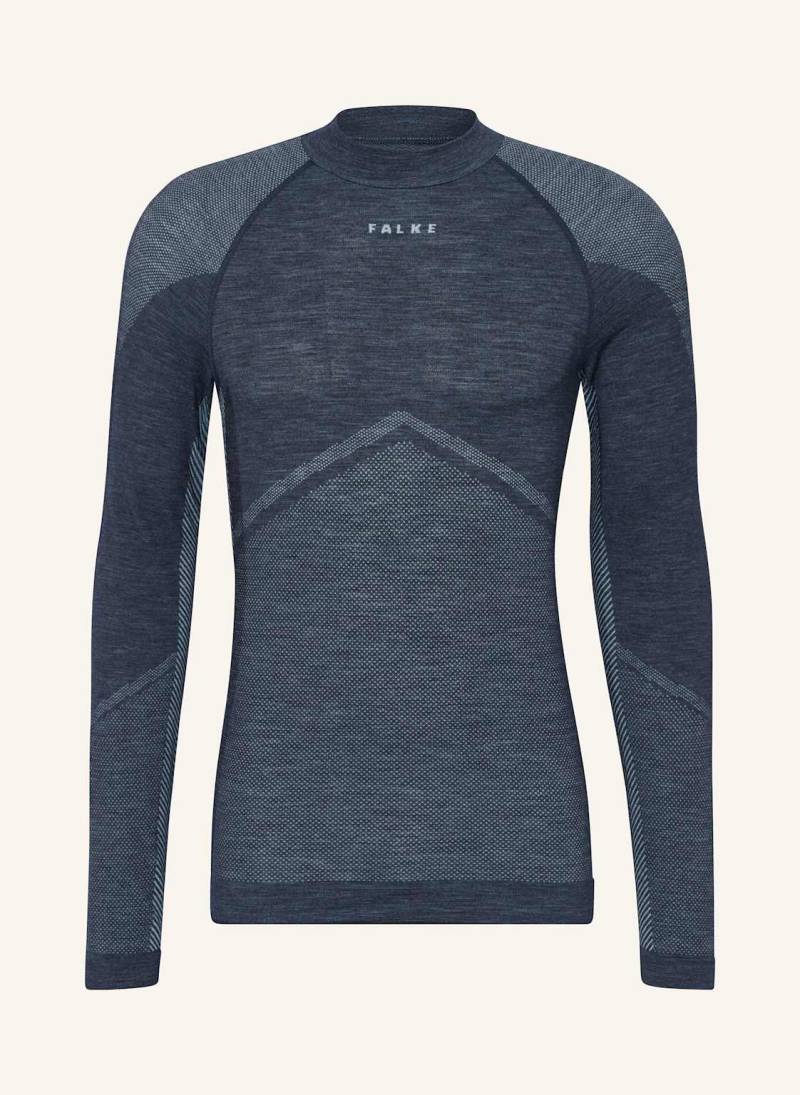 Falke Funktionswäsche-Shirt Warm blau von Falke