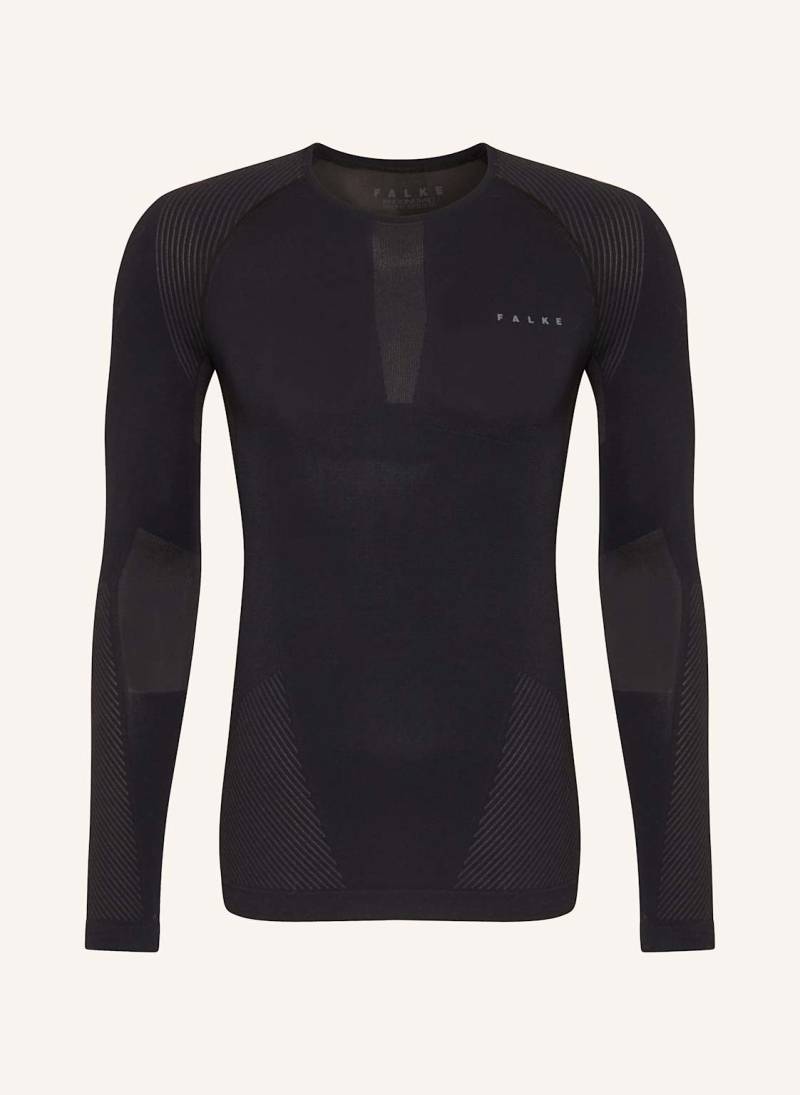 Falke Funktionswäsche-Shirt Warm schwarz von Falke