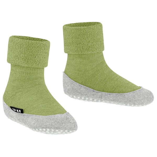 Falke - Kid's Cosyshoes - Hüttenschuhe Gr 33-34 oliv von Falke