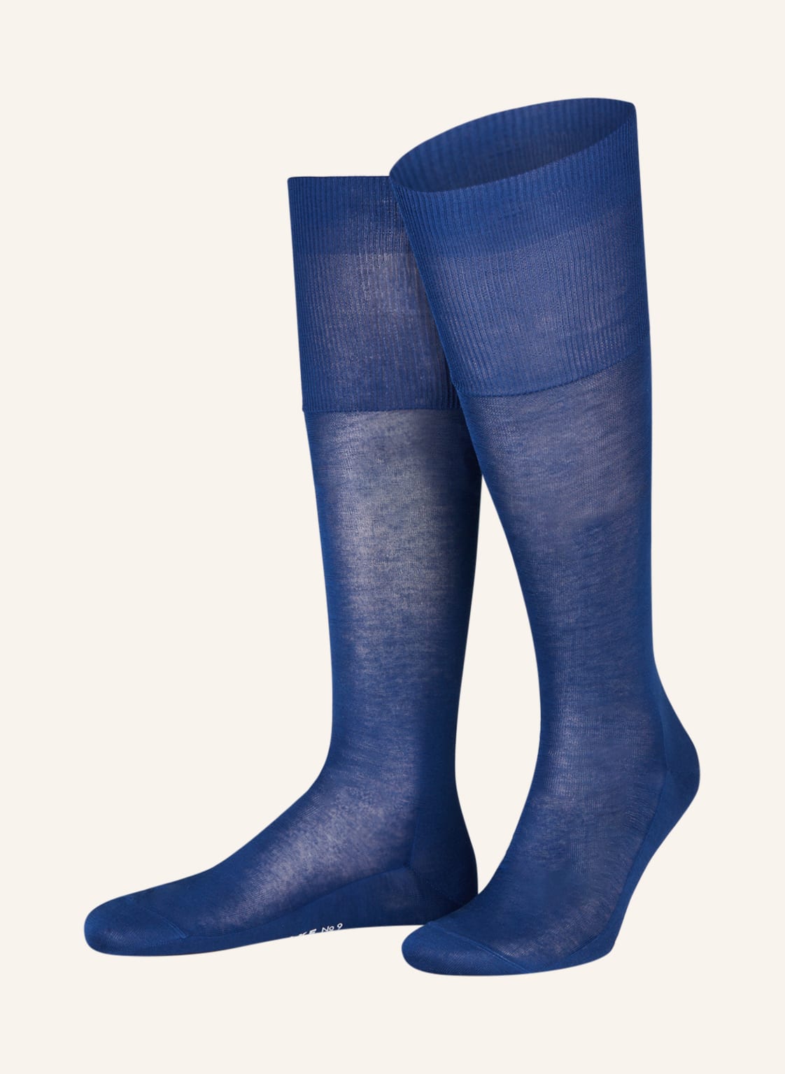 Falke Kniestrümpfe Luxury No. 9 blau von Falke