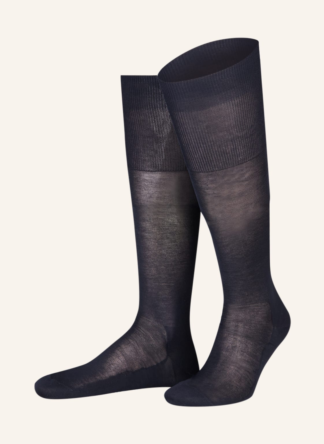 Falke Kniestrümpfe Luxury No. 9 blau Falke Kniestrümpfe Luxury No. 9 blau von Falke