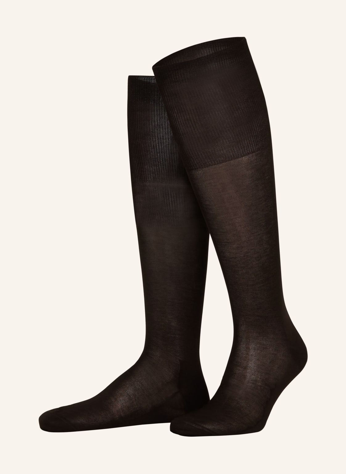 Falke Kniestrümpfe Luxury No. 9 braun Falke Kniestrümpfe Luxury No. 9 braun von Falke