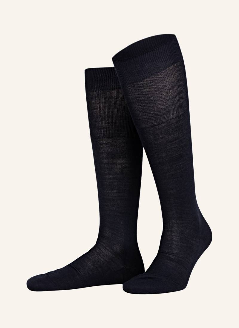 Falke Kniestrümpfe Luxury No. 6 blau Falke Kniestrümpfe Luxury No. 6 blau von Falke