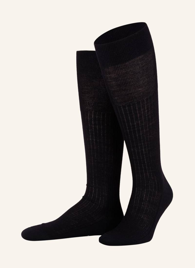 Falke Kniestrümpfe Luxury No. 7 blau Falke Kniestrümpfe Luxury No. 7 blau von Falke