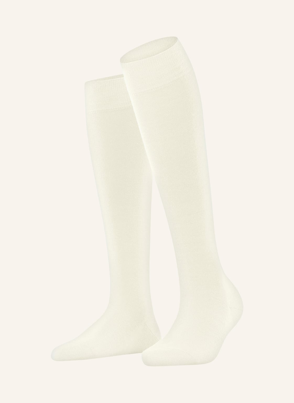 Falke Kniestrümpfe Softmerino Mit Merinowolle weiss Falke Kniestrümpfe Softmerino Mit Merinowolle weiss von Falke