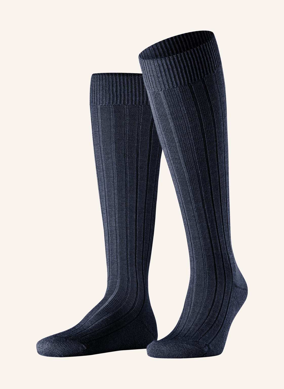 Falke Kniestrümpfe Teppich Im Schuh Aus Merinowolle blau Falke Kniestrümpfe Teppich Im Schuh Aus Merinowolle blau von Falke
