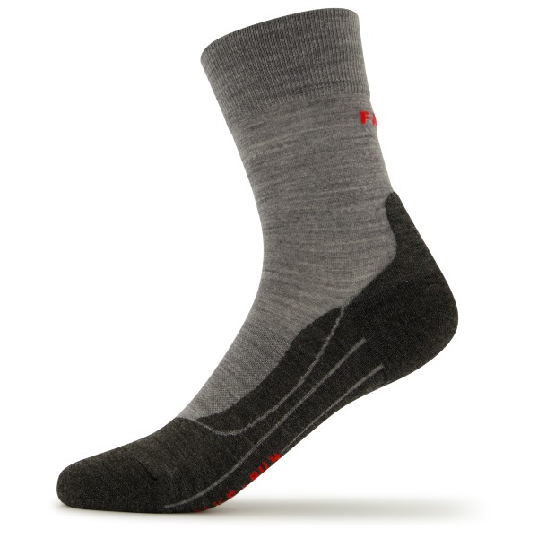 Falke - RU 4 Wool - Laufsocken Gr 39-41 grau von Falke