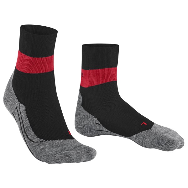 Falke - RU Compression Stabilizing - Laufsocken Gr 42-43;44-45;46-48 schwarz/grau;weiß von Falke