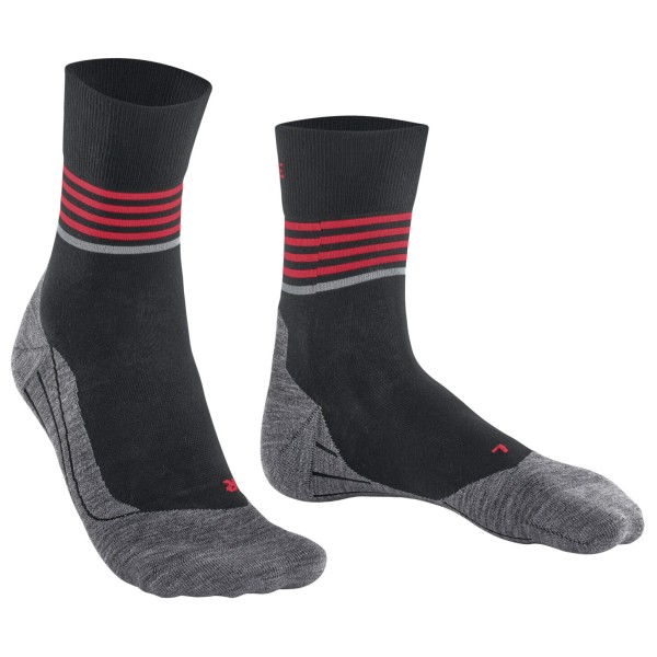 Falke - RU4 Endurance Reflect - Laufsocken Gr 39-41;42-43;44-45;46-48 schwarz/grau;weiß von Falke