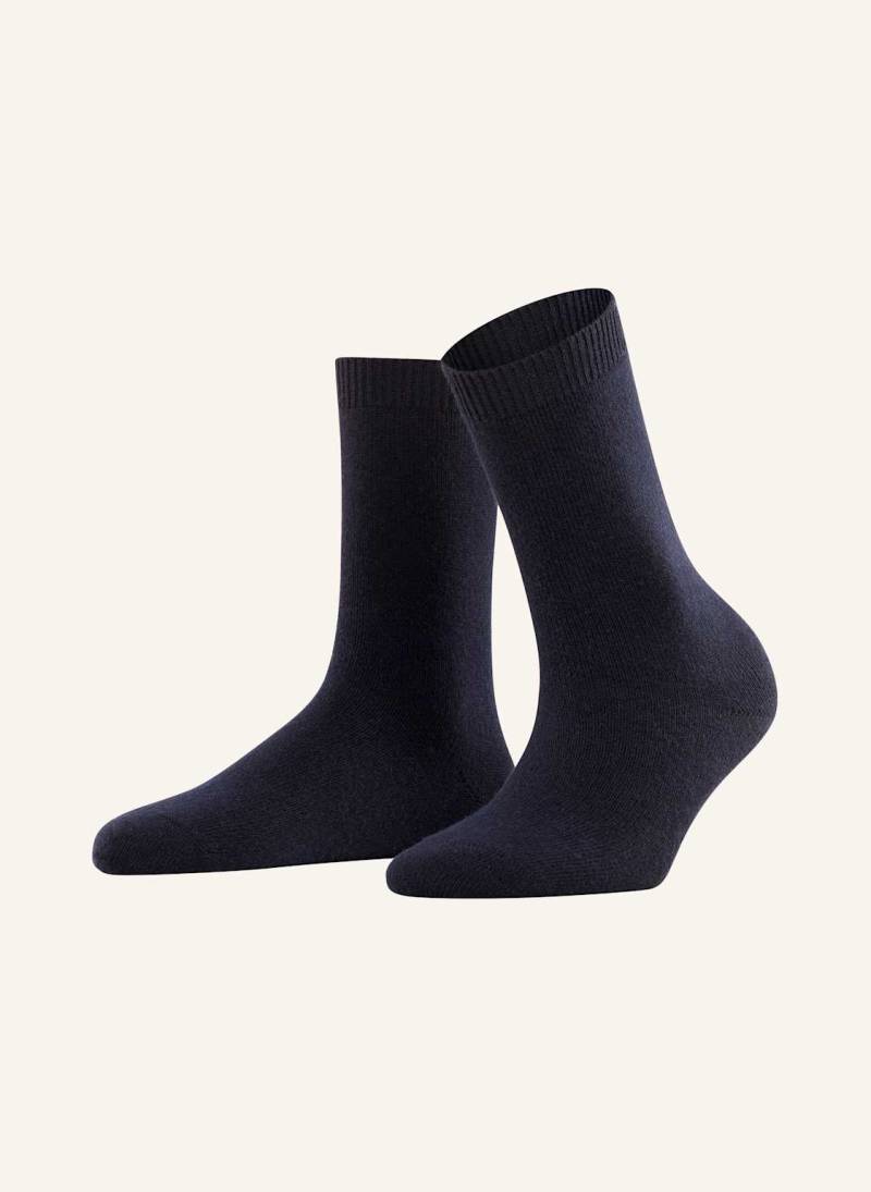 Falke Socken Cosy Wool Mit Merinowolle blau von Falke