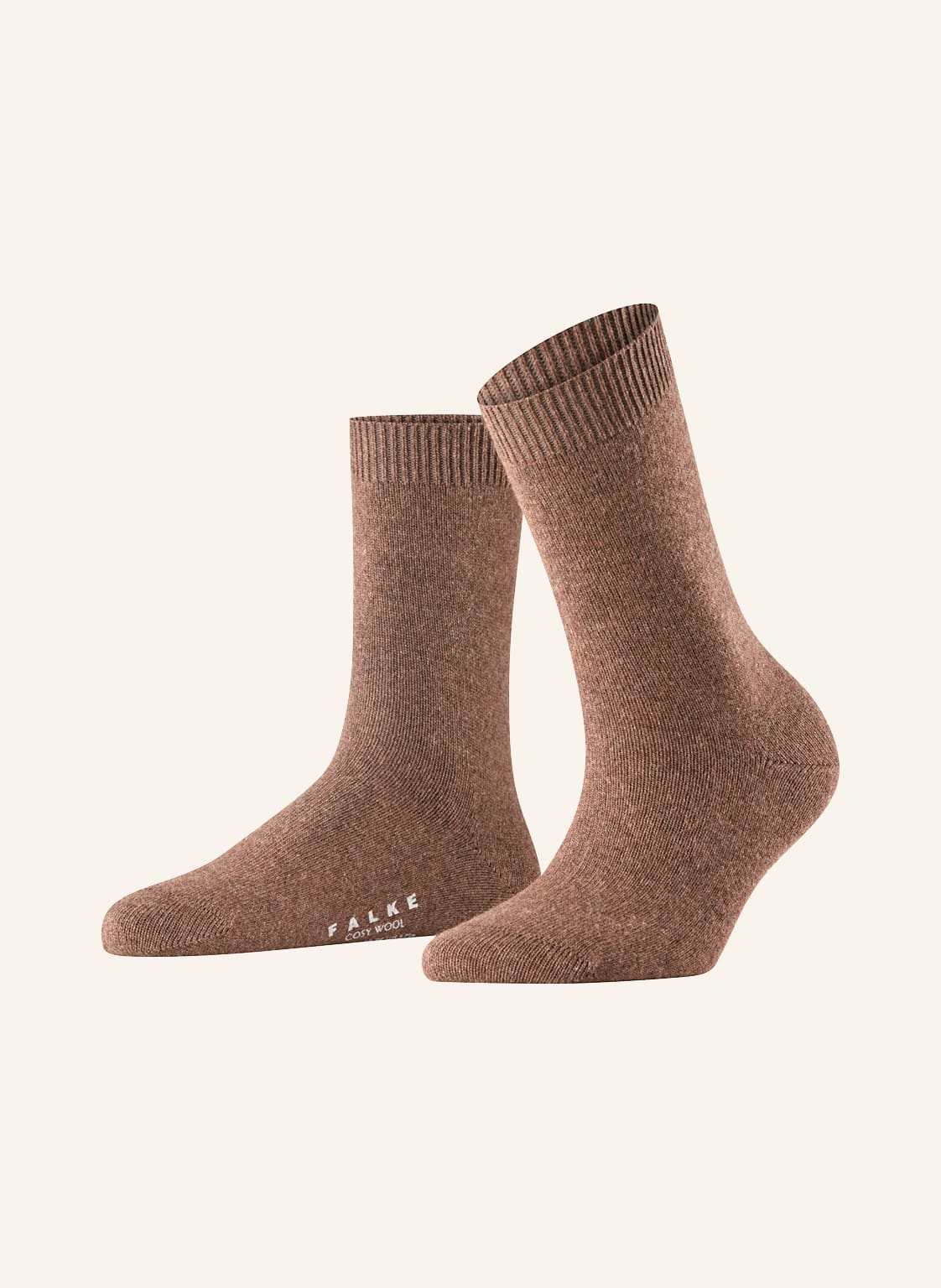 Falke Socken Cosy Wool Mit Merinowolle braun von Falke