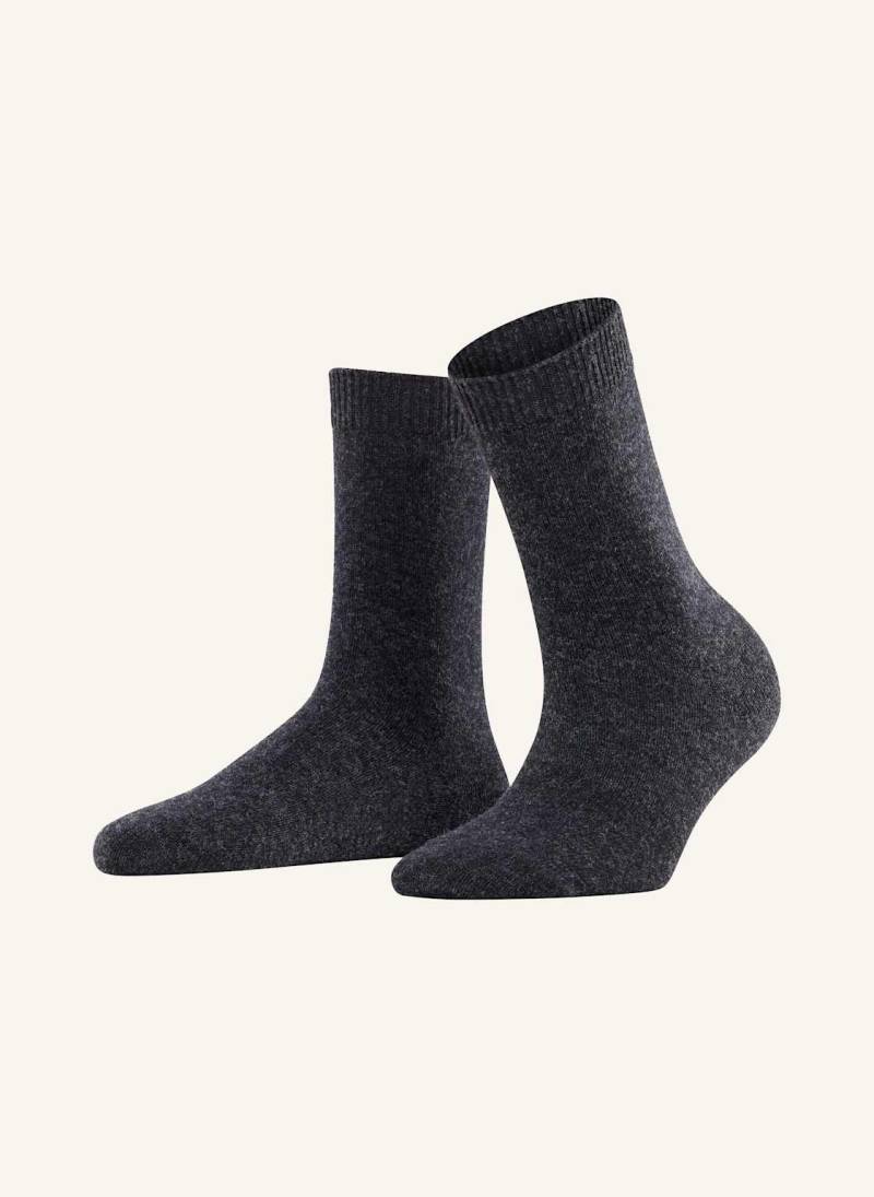 Falke Socken Cosy Wool Mit Merinowolle grau von Falke