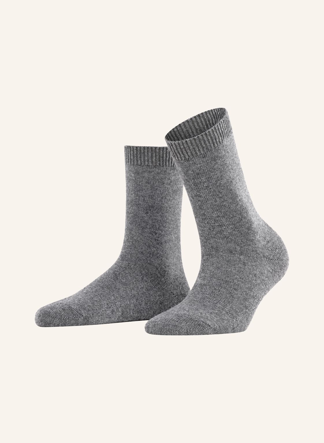 Falke Socken Cosy Wool Mit Merinowolle grau von Falke