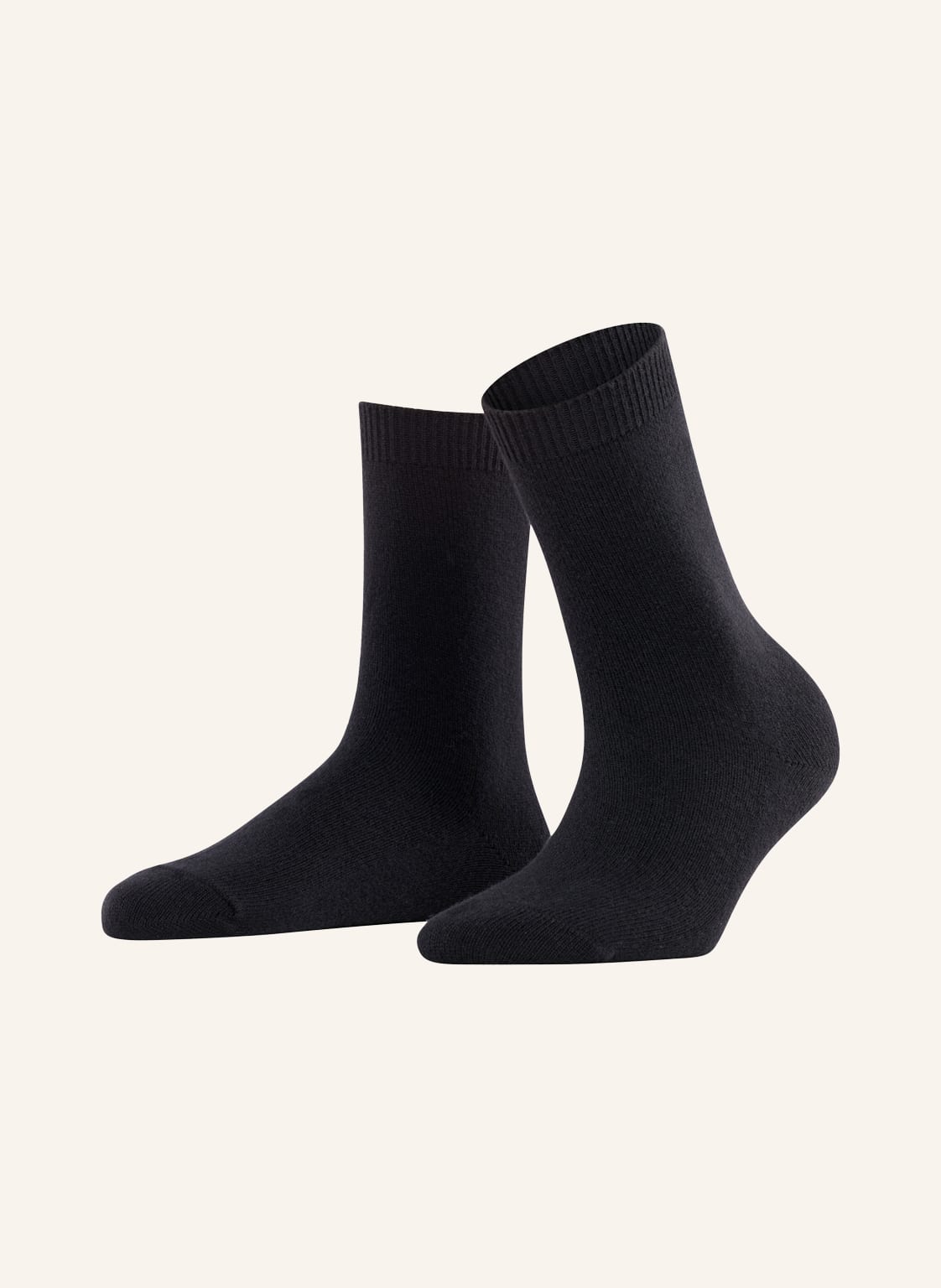 Falke Socken Cosy Wool Mit Merinowolle schwarz von Falke