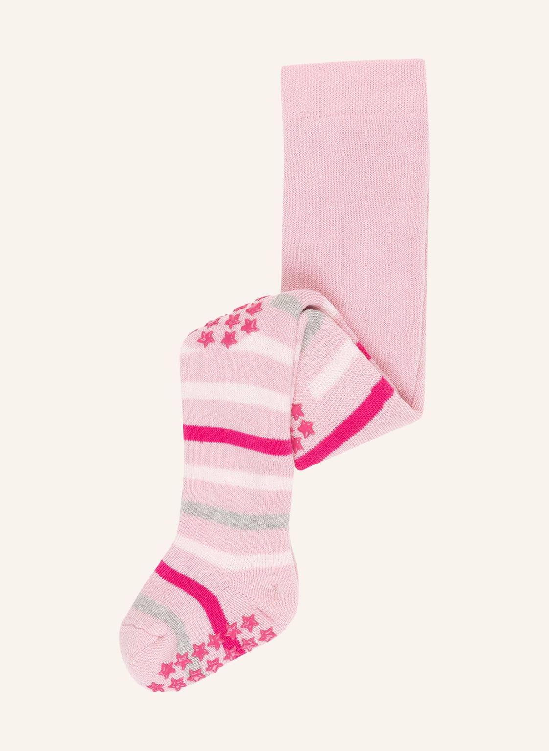 Falke Stopper-Strumpfhose Multi Stripe rosa von Falke