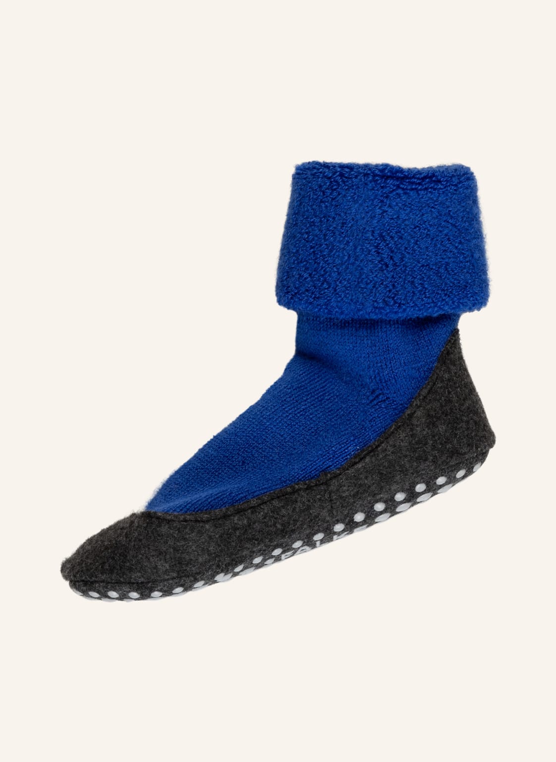 Falke Stoppersocken Cosyshoe Aus Merinowolle blau von Falke