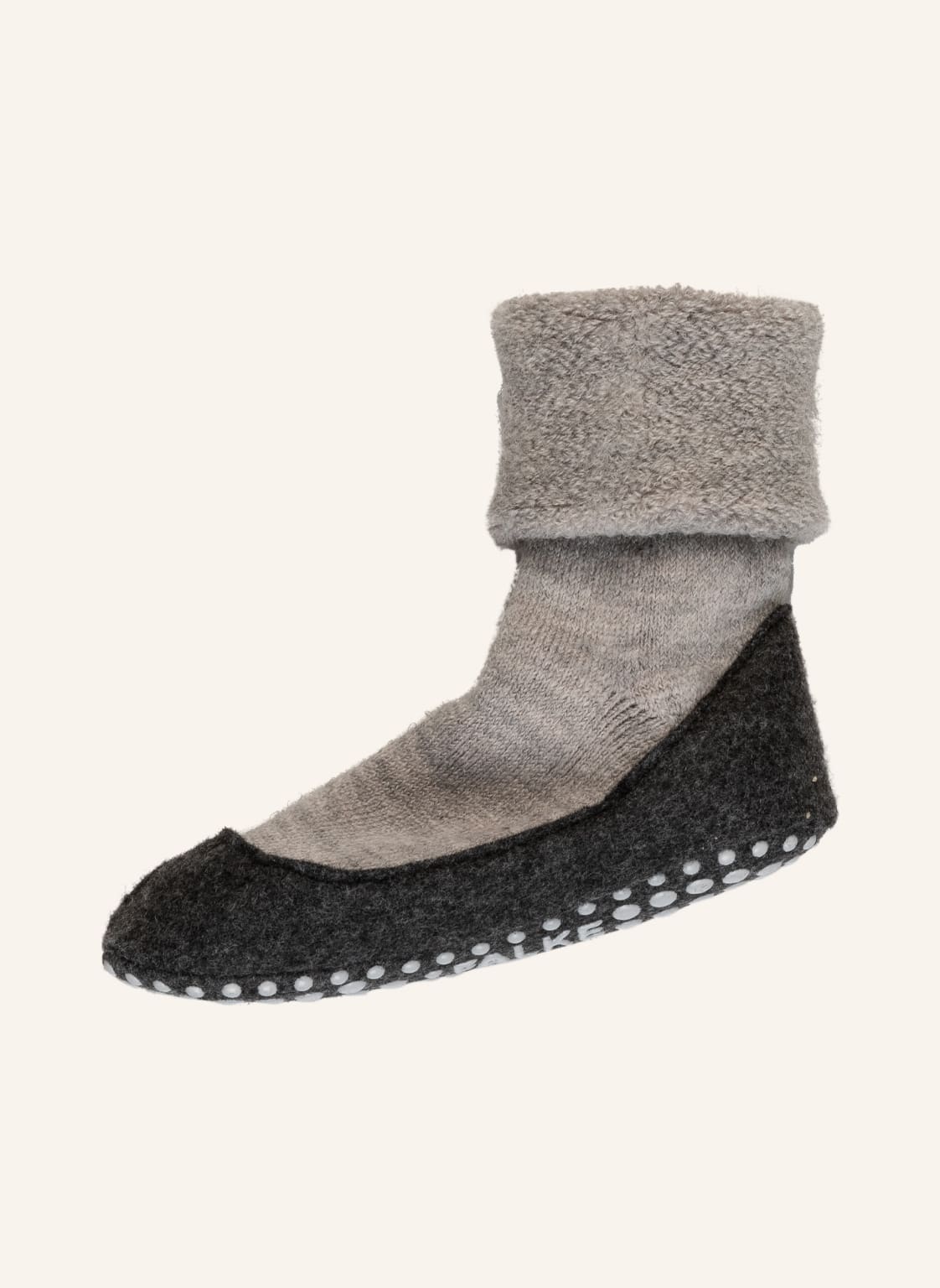 Falke Stoppersocken Cosyshoe Aus Merinowolle grau Falke Stoppersocken Cosyshoe Aus Merinowolle grau von Falke