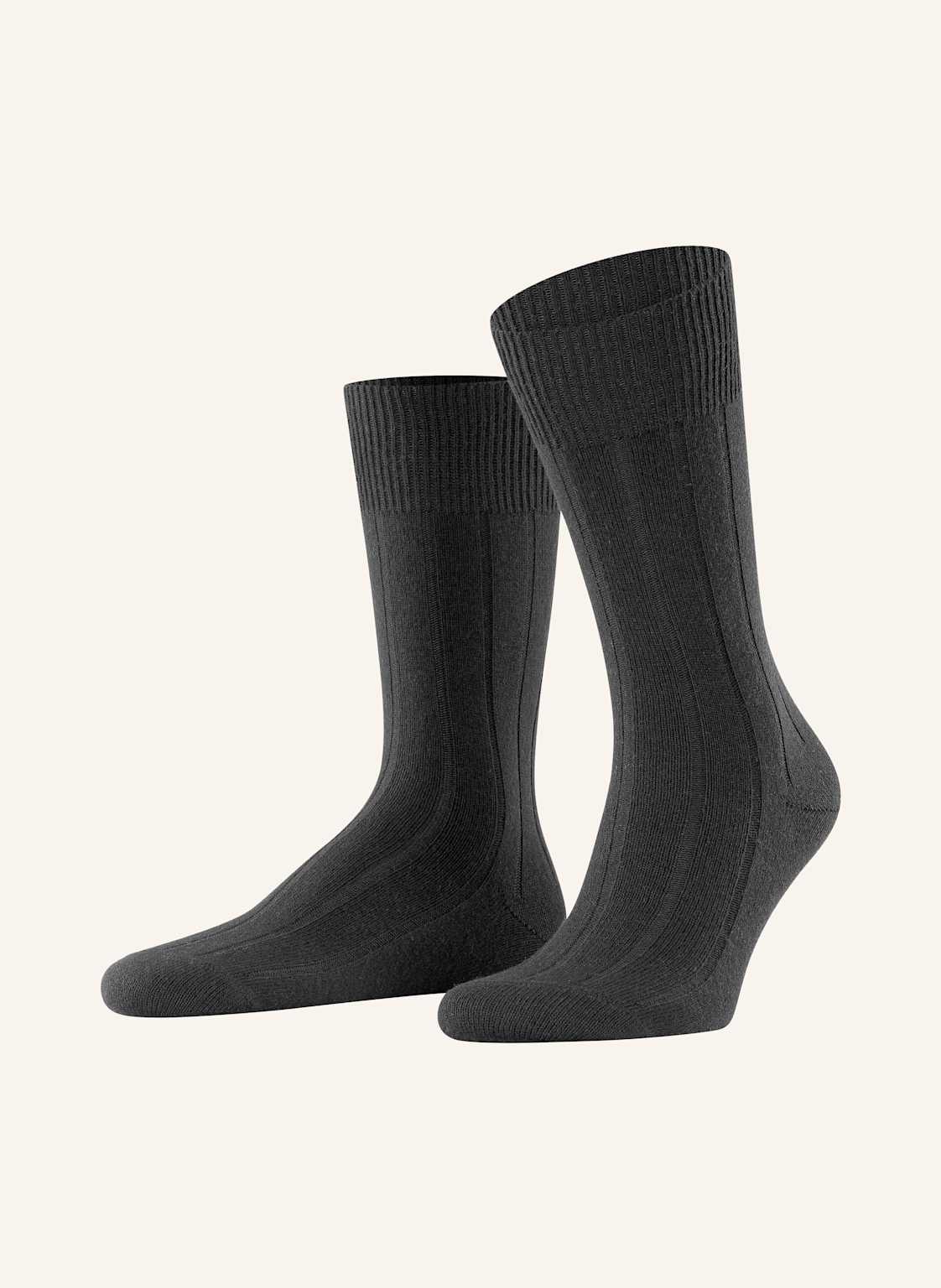 Falke Strümpfe Lhasa Rib Mit Merinowolle schwarz Falke Strümpfe Lhasa Rib Mit Merinowolle schwarz von Falke