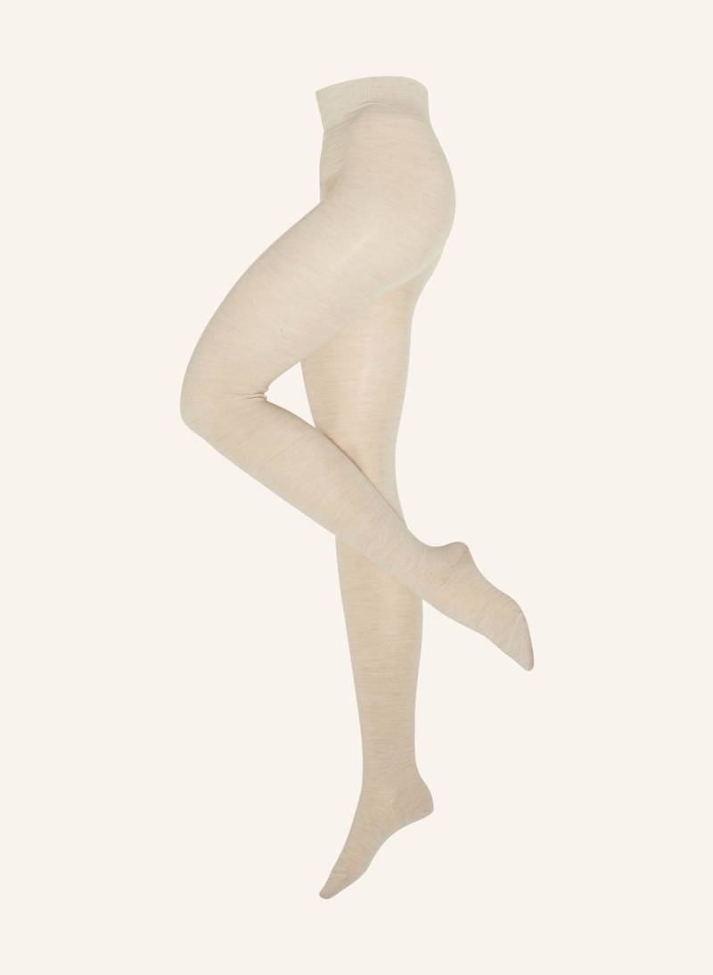 Falke Strumpfhose Softmerino Mit Merinowolle beige von Falke