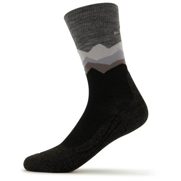 Falke - TK2 Crest - Wandersocken Gr 39-41 schwarz von Falke