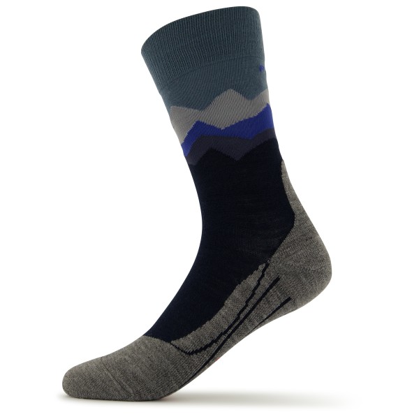 Falke - TK2 Crest - Wandersocken Gr 42-43 schwarz von Falke