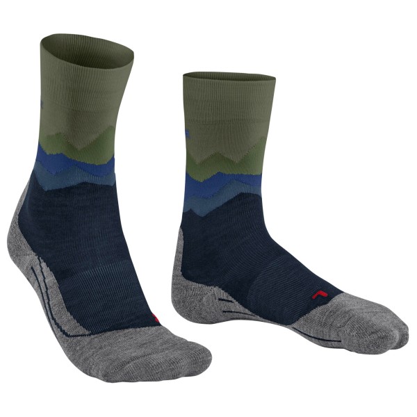 Falke - TK2 Crest - Wandersocken Gr 44-45 blau von Falke