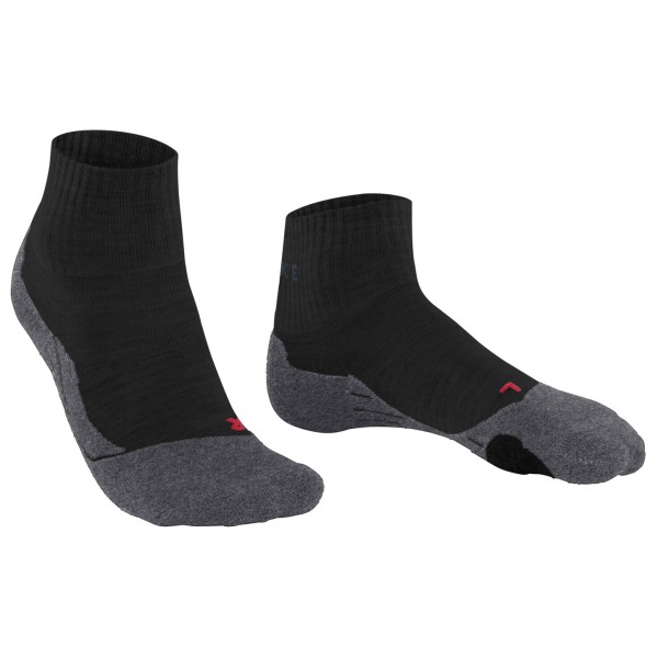 Falke - TK2 Explore Short - Wandersocken Gr 39-41 schwarz von Falke