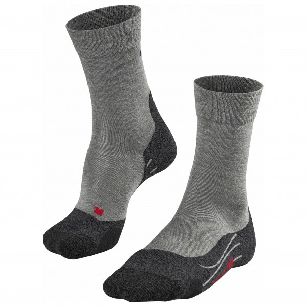 Falke - TK2 Melange - Wandersocken Gr 39-41 grau von Falke