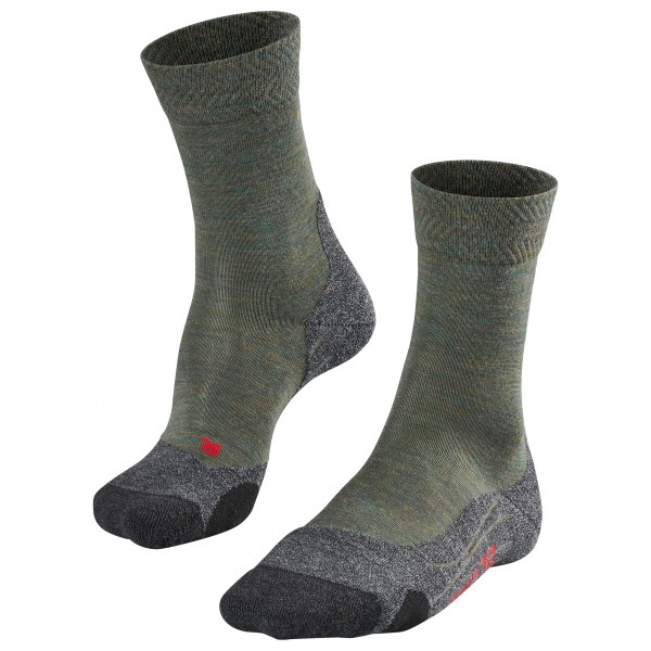 Falke - TK2 Melange - Wandersocken Gr 46-48 grau von Falke