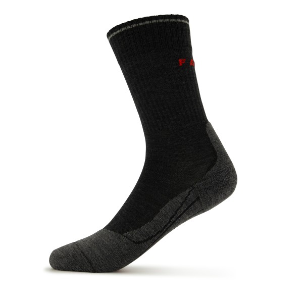 Falke - TK2 Wool Silk - Wandersocken Gr 39-41;42-43;44-45;46-48 grau;schwarz von Falke