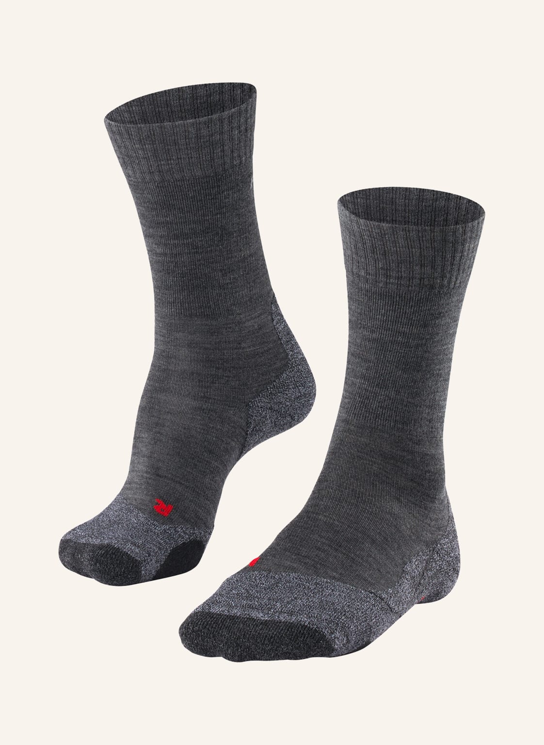 Falke Trekking-Socken tk2 Mit Merinowolle grau von Falke