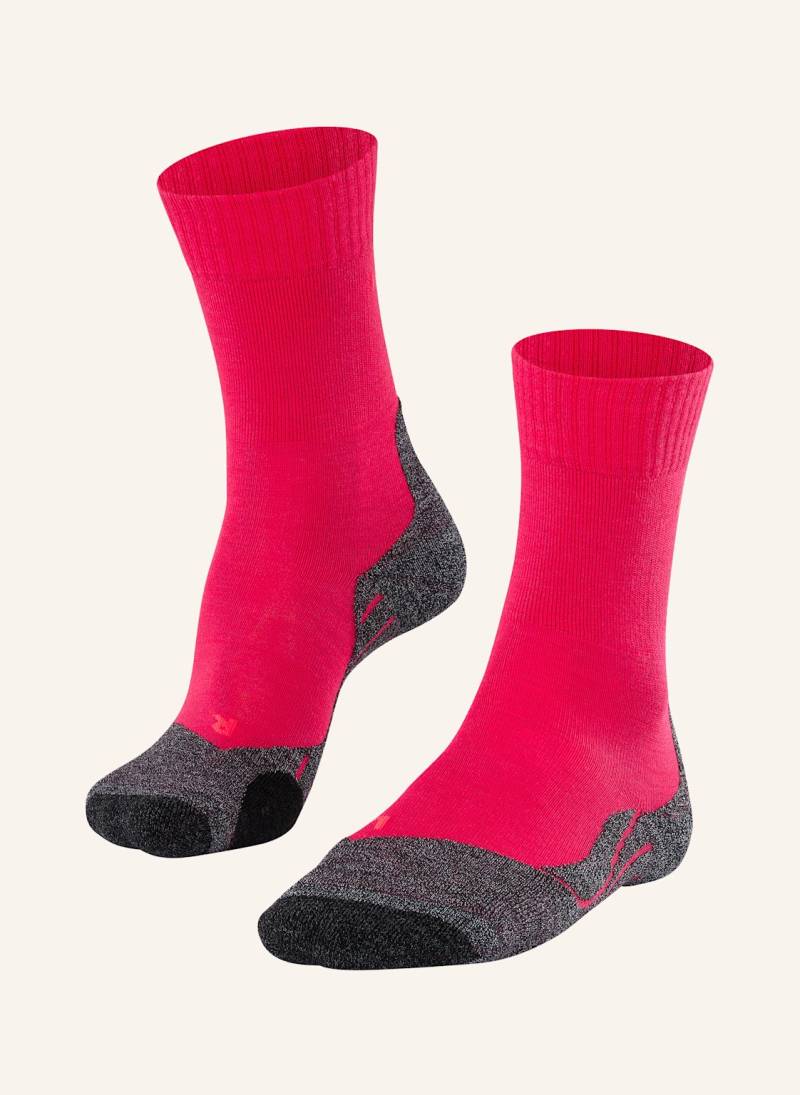 Falke Trekking-Socken tk2 Mit Merinowolle rosa von Falke