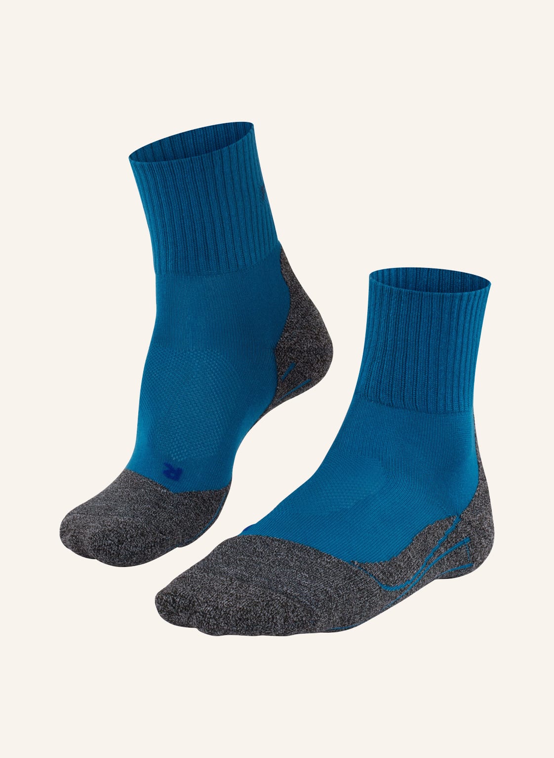 Falke Trekking-Socken tk2 Short Cool blau Falke Trekking-Socken tk2 Short Cool blau von Falke