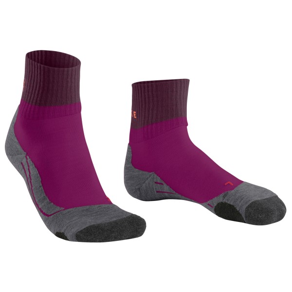 Falke - Women's TK2 Explore Short - Wandersocken Gr 37-38 lila von Falke