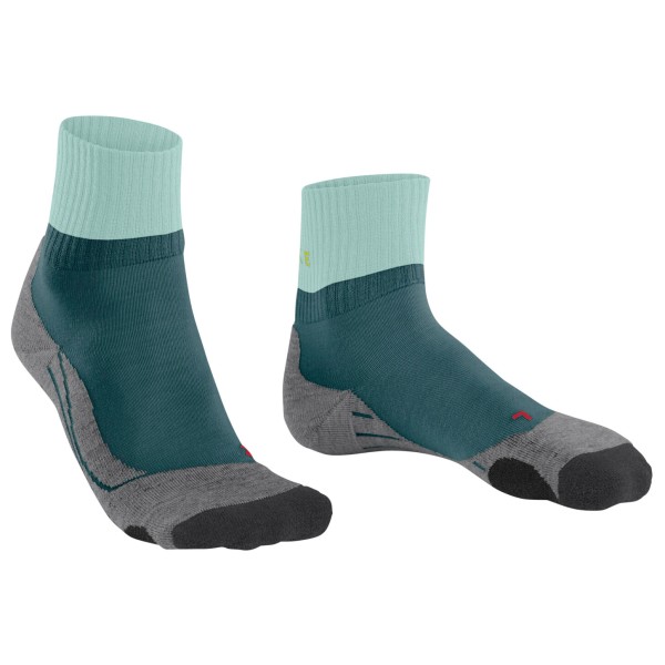 Falke - Women's TK2 Explore Short - Wandersocken Gr 41-42 blau von Falke