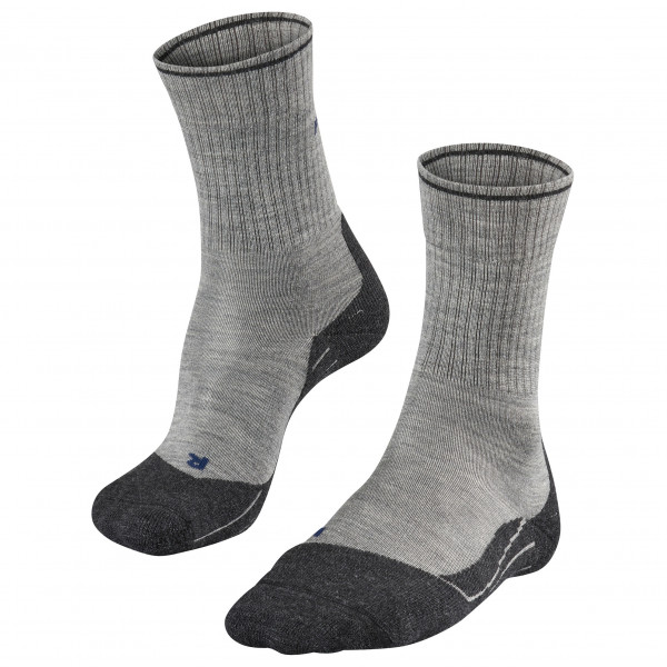 Falke - Women's TK2 Wool Silk - Wandersocken Gr 35-36 grau von Falke