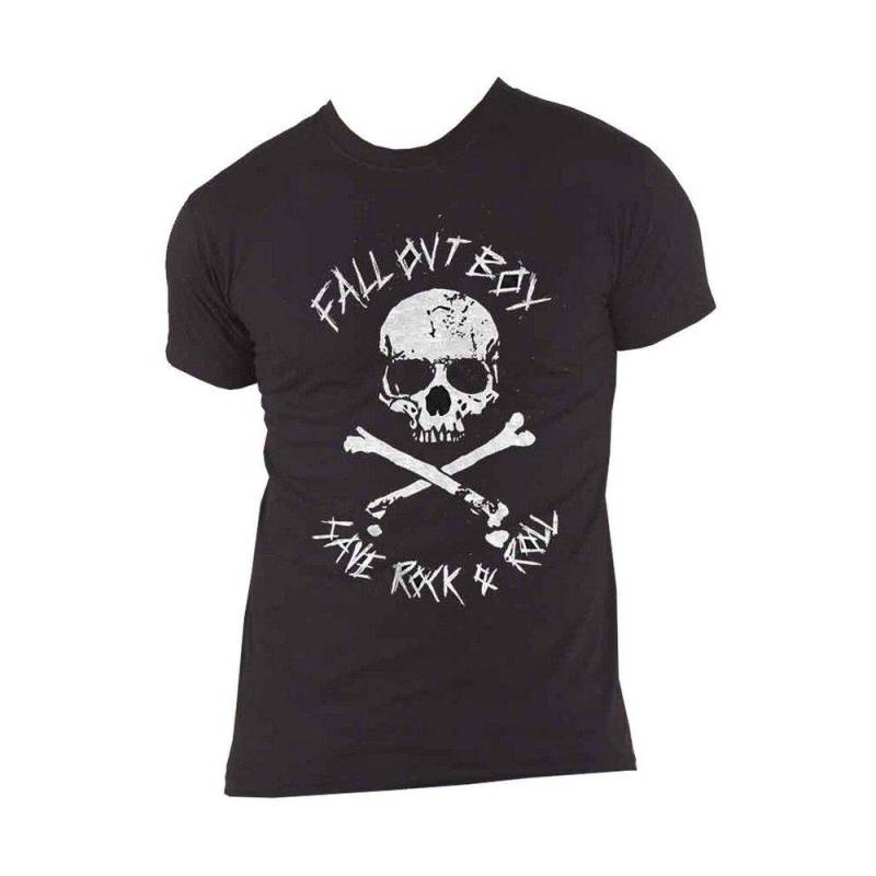 Save Rock And Roll Tshirt Damen Schwarz S von Fall Out Boy