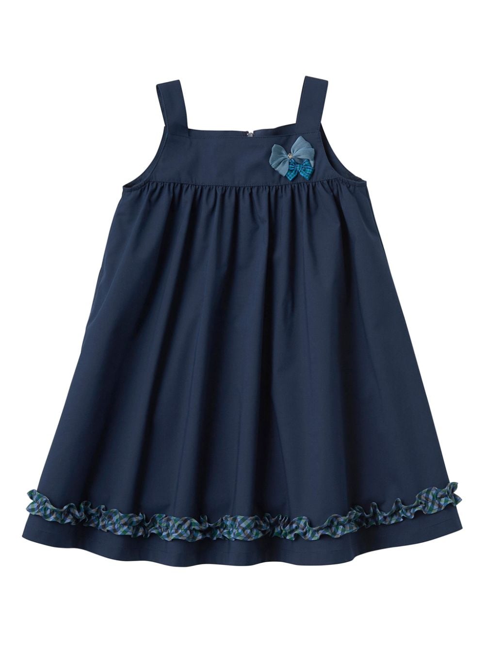 familiar bow-detail sleeveless dress - Blue von familiar