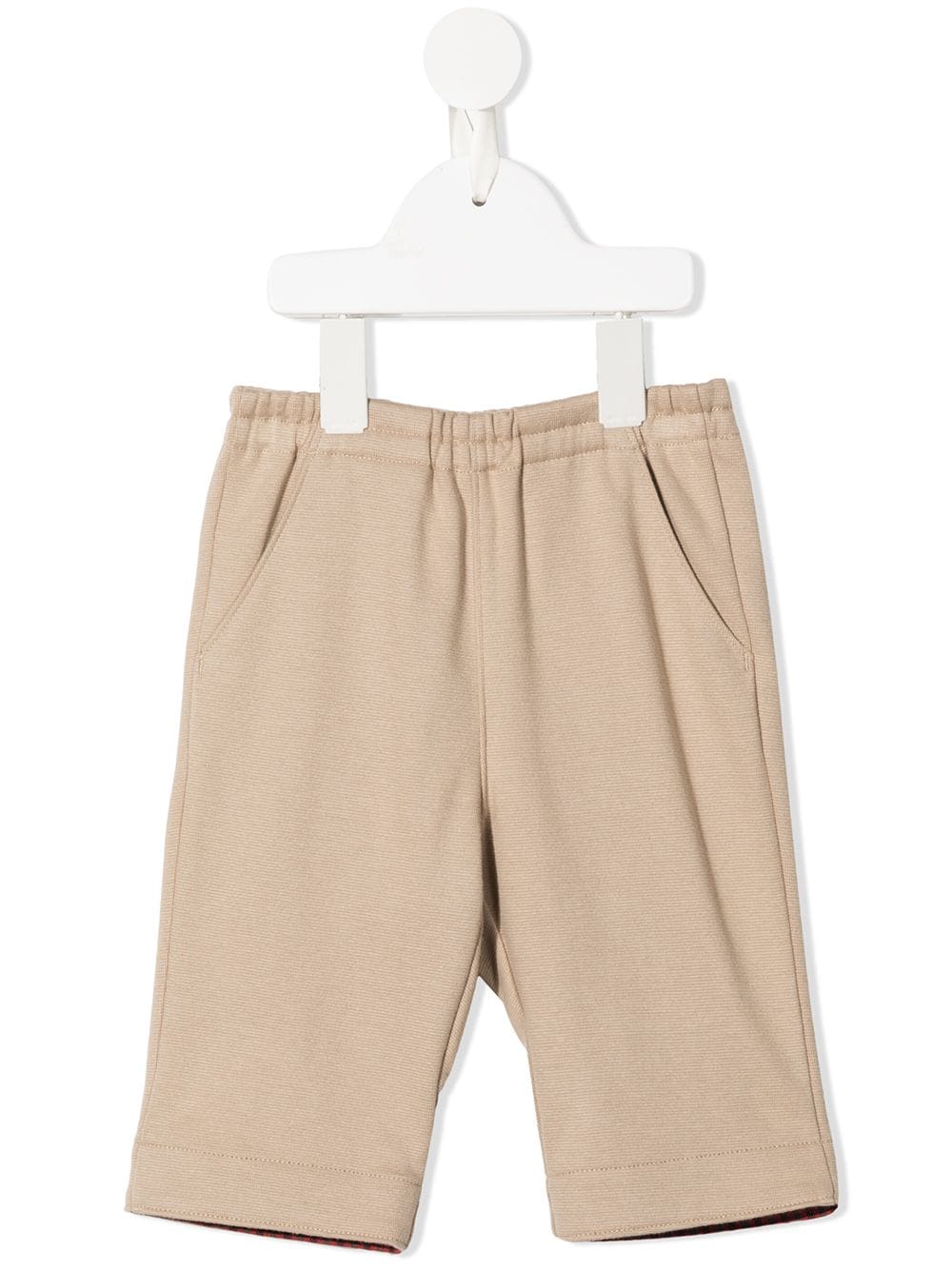 familiar elasticated straight-leg trousers - Brown von familiar