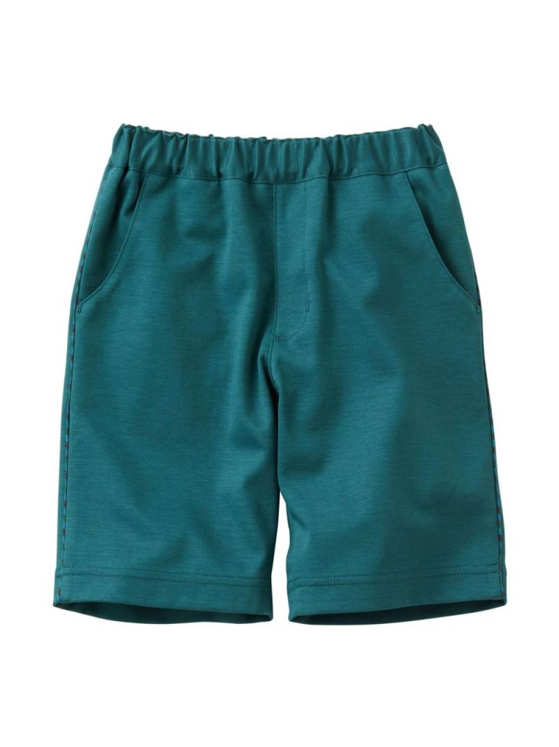 familiar elasticated-waist cotton shorts - Green von familiar