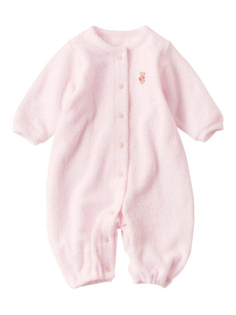 familiar embroidered fleece romper - Pink von familiar