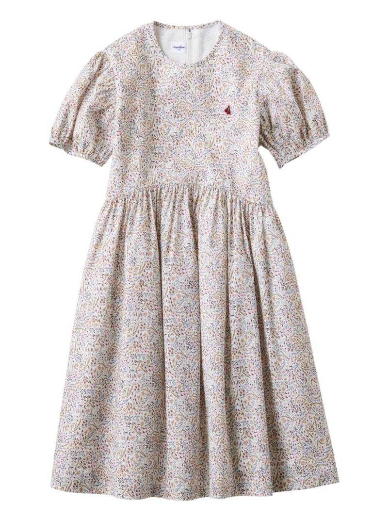 familiar floral-print cotton dress - Pink von familiar