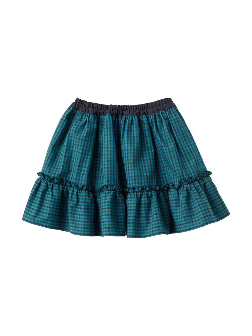 familiar reversible cotton skirt - Blue von familiar