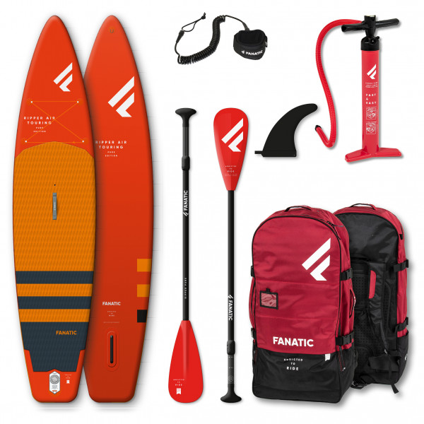 Fanatic - iSUP Package Ripper Air Touring - SUP-Set Gr 10'' - 304,8 cm rot von Fanatic