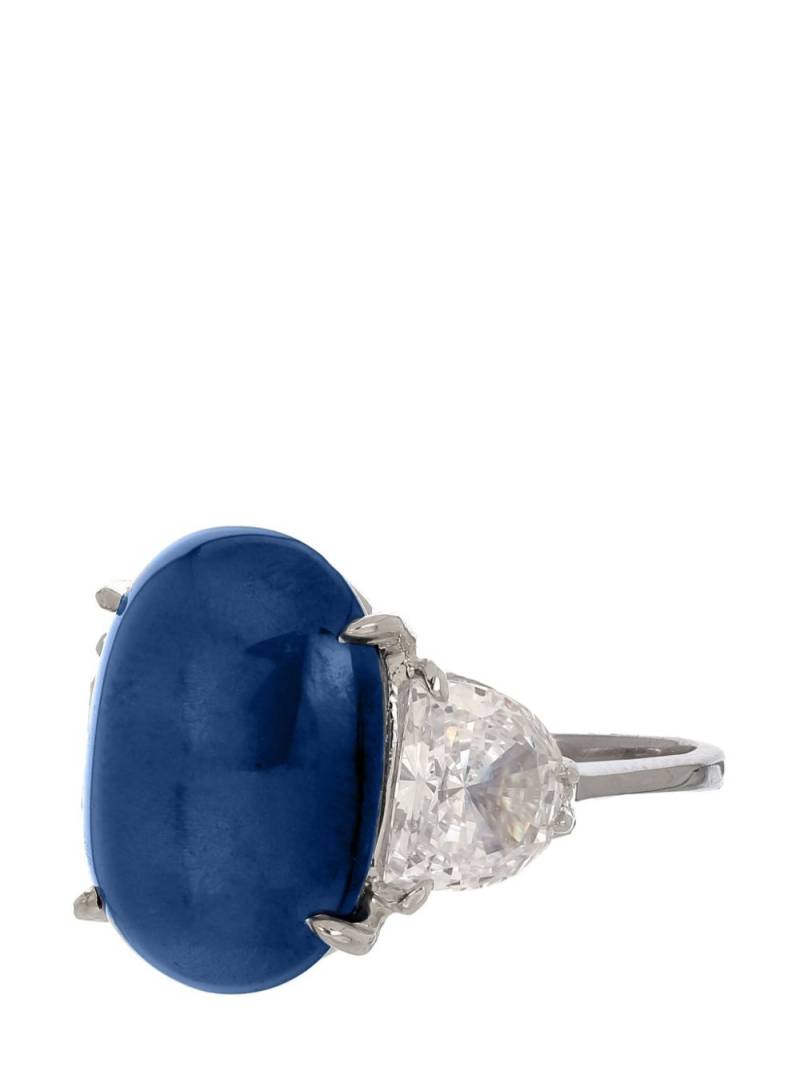 Fantasia by Deserio 14kt white gold Three Stone ring - Blue von Fantasia by Deserio