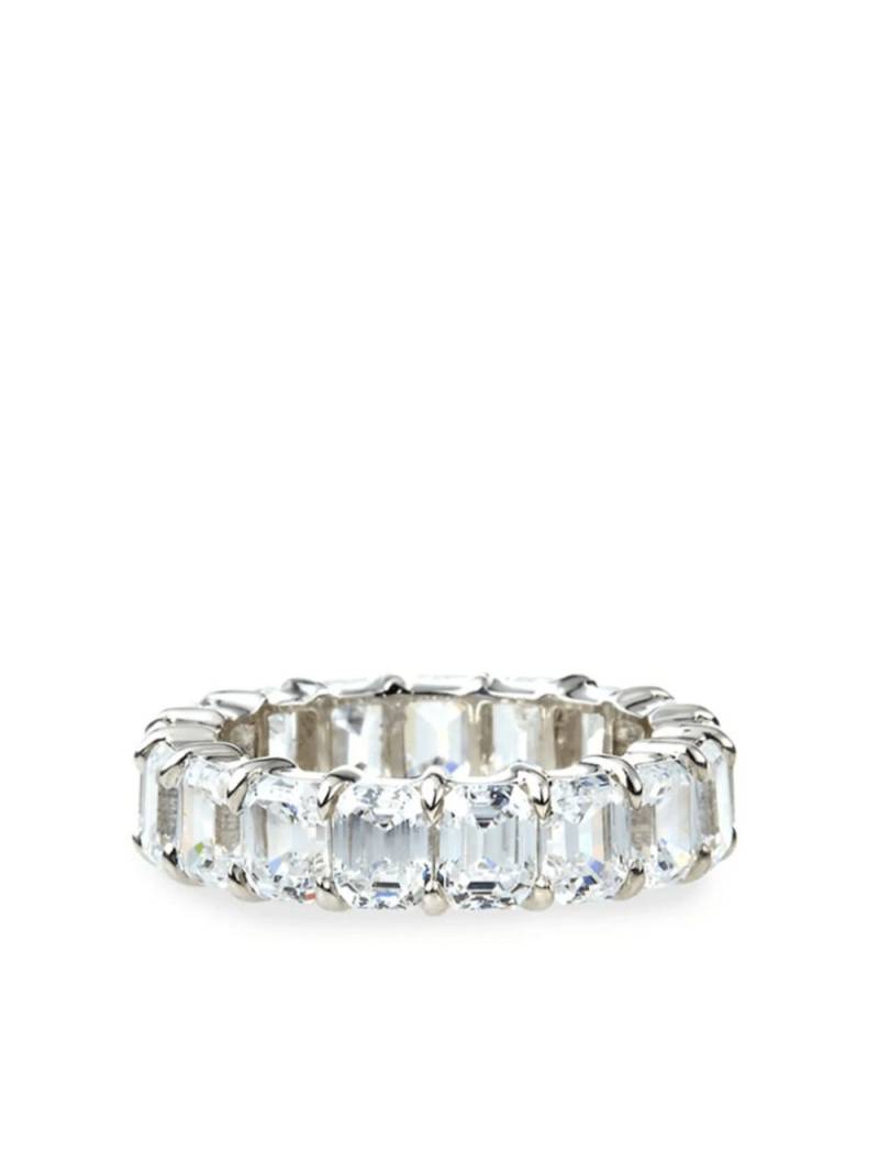 Fantasia by Deserio 14kt white gold emerald-cut eternity ring von Fantasia by Deserio