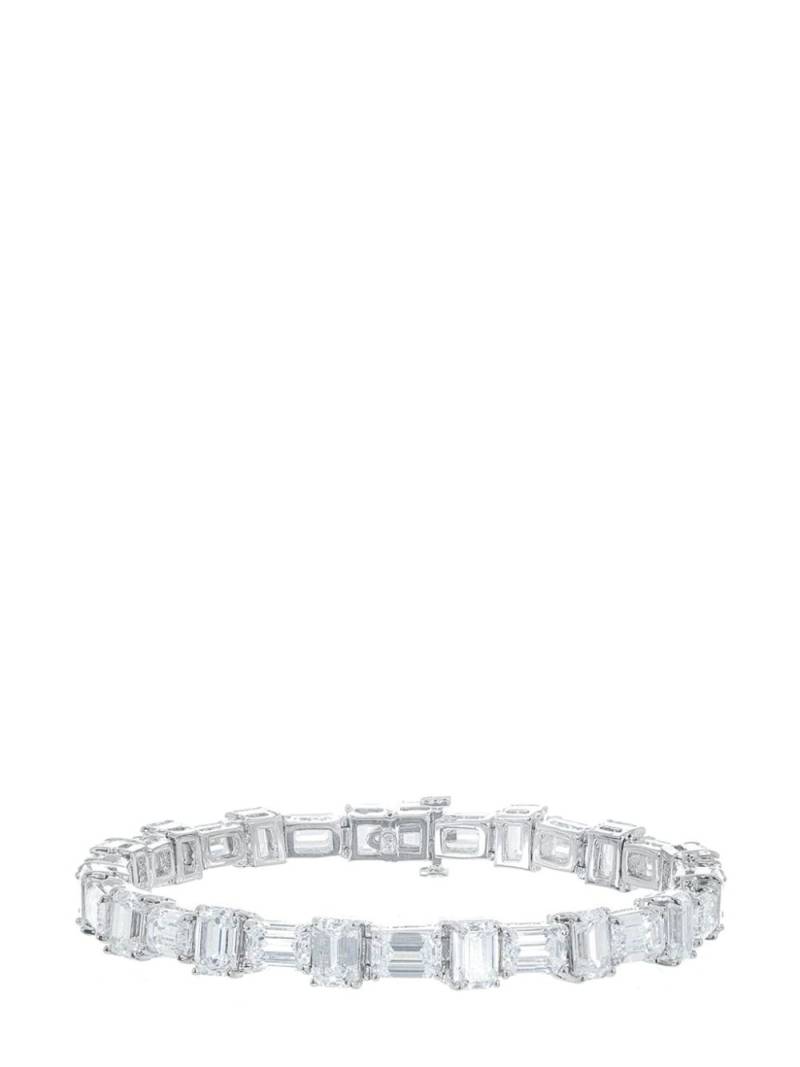 Fantasia by Deserio emerald-cut east-west bracelet - Silver von Fantasia by Deserio