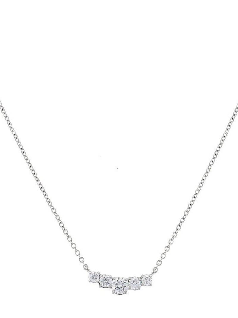 Fantasia by Deserio graduated five stone necklace - Silver von Fantasia by Deserio