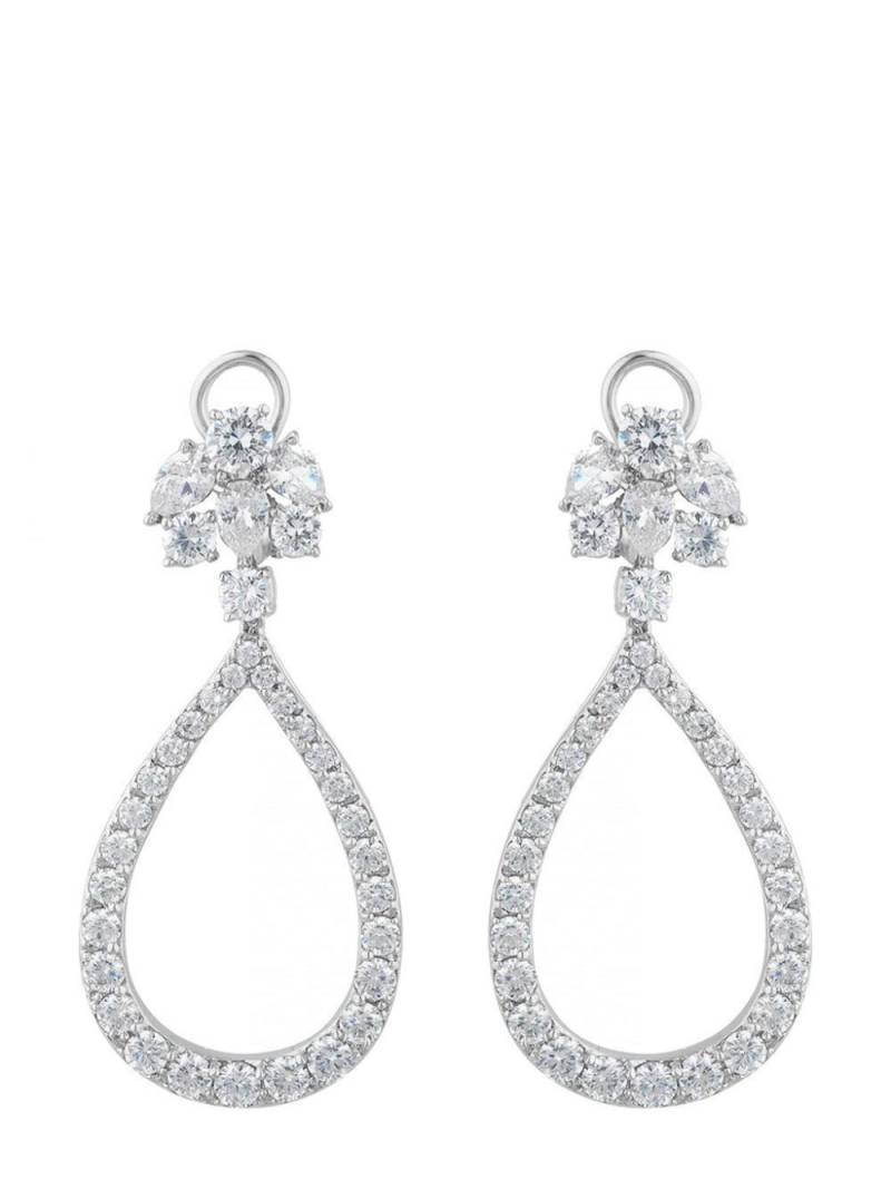 Fantasia by Deserio zirconia-embellished drop earrings - Silver von Fantasia by Deserio