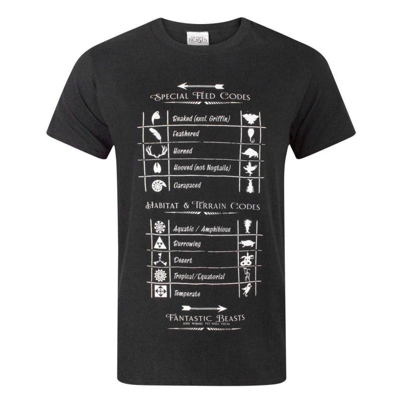 Tshirt Special Feed Codes Herren Schwarz L von Fantastic Beasts And Where To Find Them